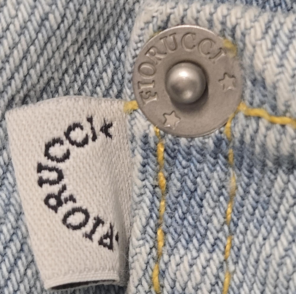 Authentic‎ FIORUCCI BROOKE FLARE Light Vintage Jeans SZ 24 - Picture 16 of 16